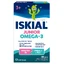 Iskial Junior Omega-3, gelatina para niños a partir de 3 años, sabor fresa, 30 unidades