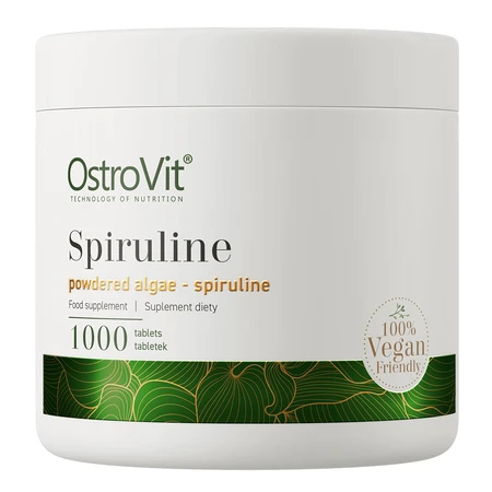 OstroVit Spirulina, 1.000 veganistische tabletten Verpakking onduidelijk
