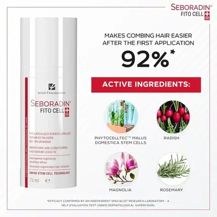Seboradin Fito Cell, gladmakend haarserum, niet uitspoelen, 75 ml