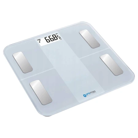 Oromed Oro Waage Bluetooth, elektronischer analytischer Abgleich, weiß