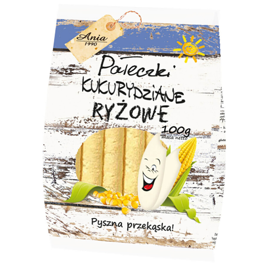Buy Ania Rice Corn Bars with Rice, 100 g Ania Rice Corn Bars with Rice, 100 g