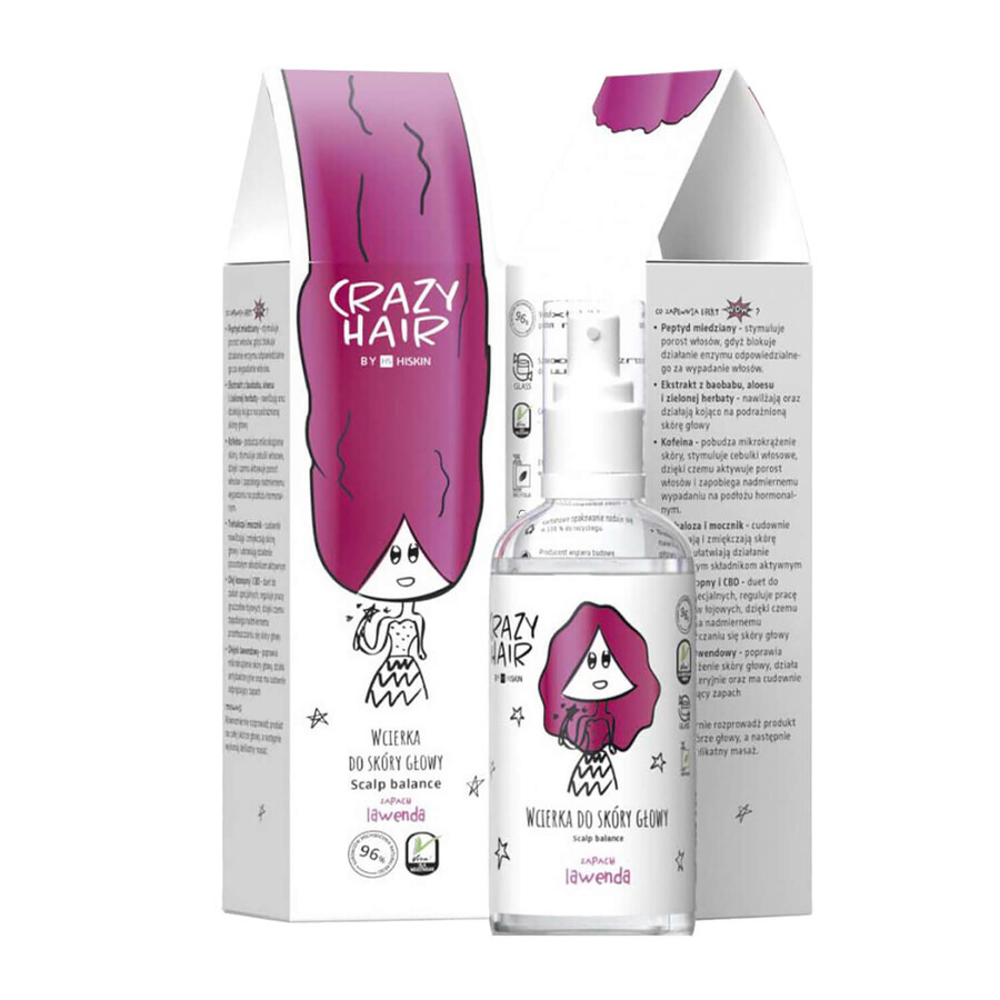 Hiskin Crazy Hair Exfoliante para el cuero cabelludo 100 ml