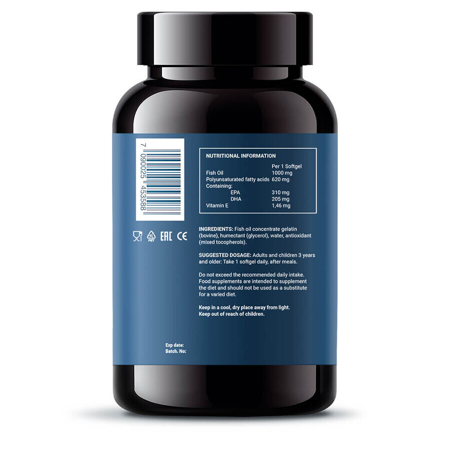 NFO Omega-3 Forte, 60 capsule me