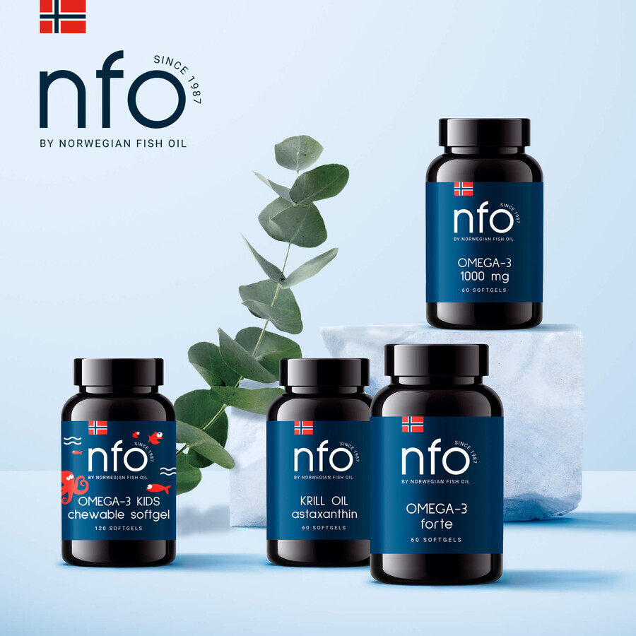 NFO Omega-3 Forte, 60 capsule me