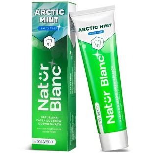 Sylveco Natur Blanc, erfrischende Zahnpasta, Arktische Minze, 100 g