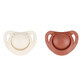 NUK Signature, pacifier, silicone, anatomical, pink, 18-36 months, 2 pieces