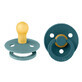 Bibs Colour, pacifier, rubber, round, size 2, Island Sea &amp; Forest Lake, from 6 months, 2 pieces