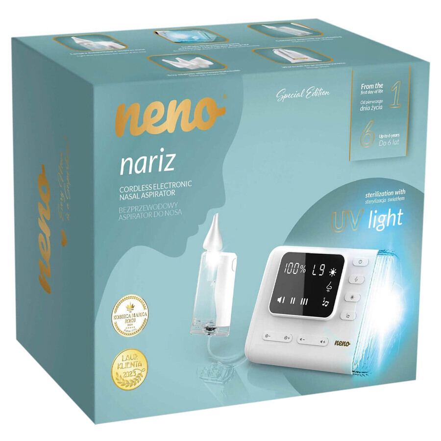 Neno Nariz, aspirator nazal electronic fără fir pentru copii