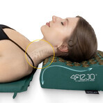 4Fizjo Ergo, tapis d'acupuncture avec coussin XL, or-vert