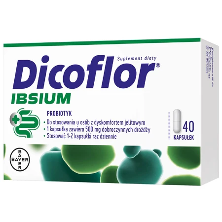 Dicoflor Ibsium, 40 capsules