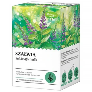 Herbapol Sage, herbal tea, 30 biodegradable sachets