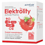 Activlab Pharma Elektrolity, Erdbeergeschmack, 10 Portionsbeutel