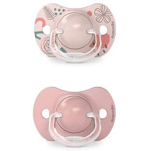 Suavinex Un paseo por el parque SX Pro, chupete fisiológico, silicona, rosa, 6-18 meses, 2 piezas