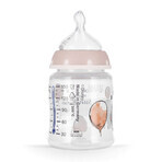 NUK First Choice+ Winnie the Pooh, biberón con tetina de silicona M, Winnie the Pooh, rosa, 0-6 meses, 150 ml NUK First Choice+ Winnie the Pooh, biberón con tetina de silicona M, Winnie the Pooh, rosa, 0-6 meses, 150 ml
