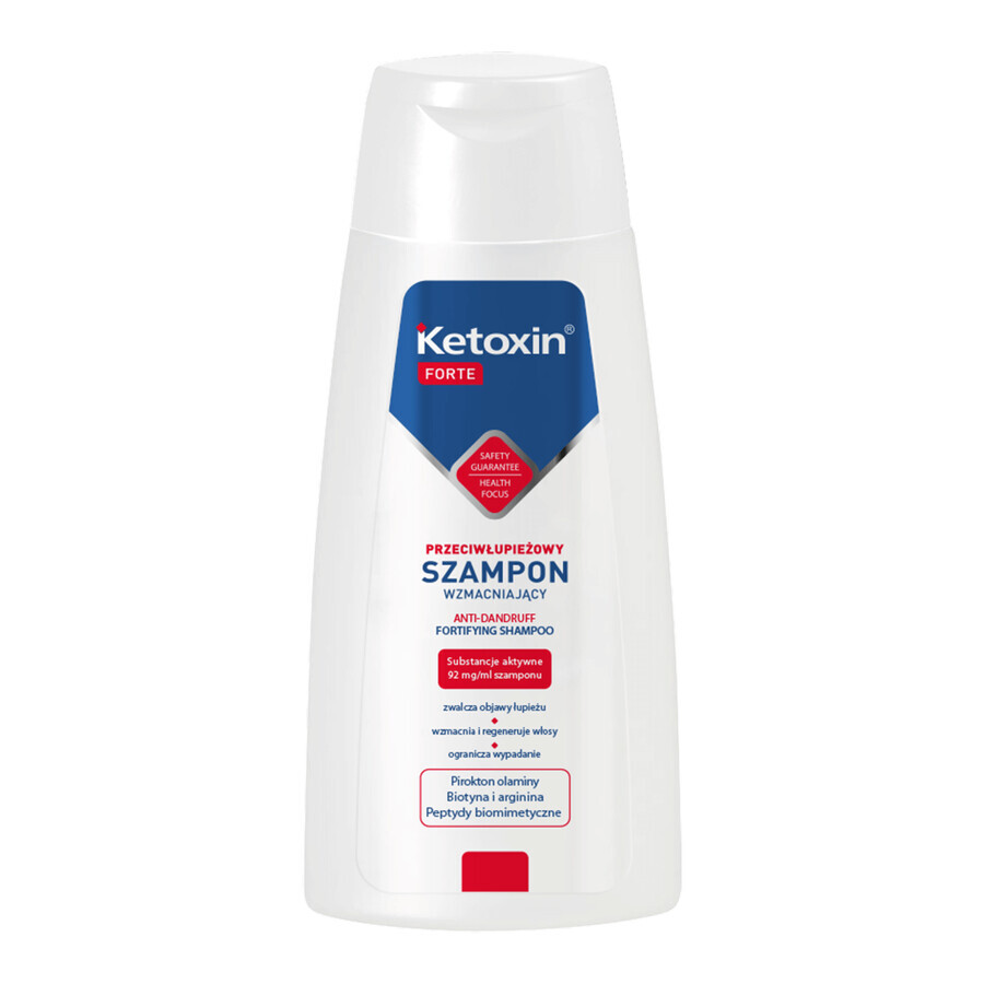 L'Biotica Ketoxin Forte, anti-dandruff strengthening shampoo, 200 ml + hair and scalp shampoo, 50 ml free