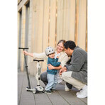 Monopattino per bambini con sedile e manubrio 3 in 1 Highwaykick 1, 1-5 anni, Push and Go Ash, Scoot & Ride