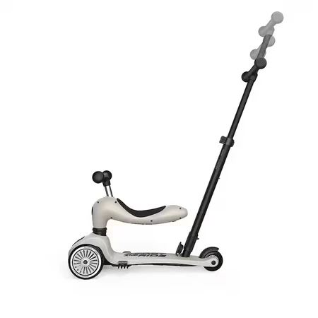 Kinderroller mit Sitz und Lenker 3 in 1 Highwaykick 1, 1-5 Jahre, Push and Go Ash, Scoot & Ride