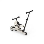 Monopattino per bambini con sedile e manubrio 3 in 1 Highwaykick 1, 1-5 anni, Push and Go Ash, Scoot & Ride