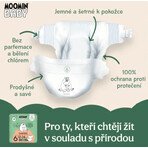 Moomin baby 6 Maxi 12-24 kg, paquet mensuel de couches bio 102 pcs