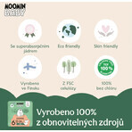 Moomin baby 6 Maxi 12-24 kg, paquet mensuel de couches bio 102 pcs