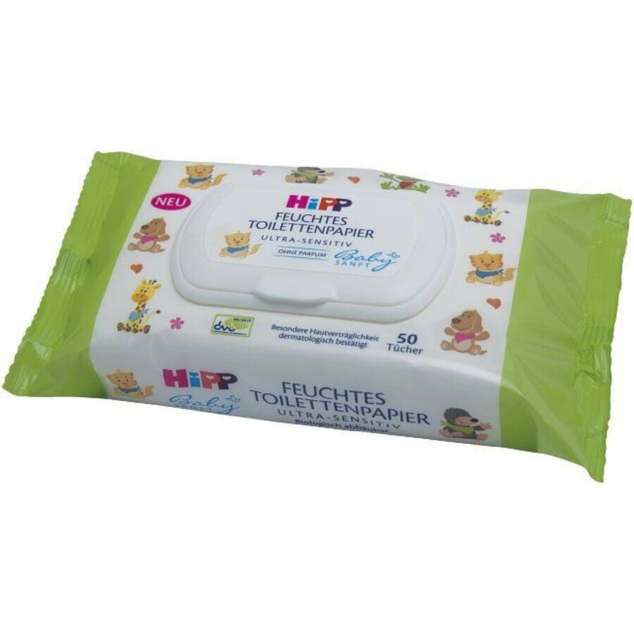 HiPP Babysanft ULTRA SENSIBLE Toallitas húmedas 50 unid.