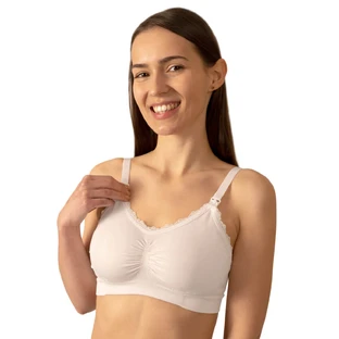 Soutien-gorge d'allaitement, D80-85, Blanc, Babyono