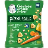 Gerber Biologische krokante hartjes met worteltjes 28 g
