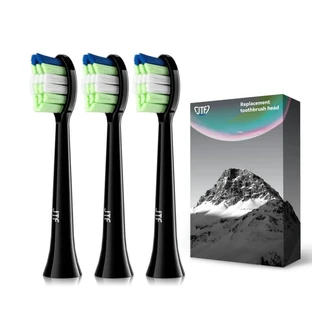 3er Set Minen für elektrische Zahnbürste P200, Schwarz, JTF