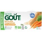 Good Goût Puré ecológico de calabaza y zanahoria 2 x 190 g