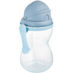 Canpol babies Sticlă sport cu pai, albastru 370 ml Canpol babies Sticlă sport cu pai, albastru 370 ml