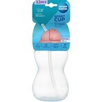 Canpol babies Sticlă sport cu pai, albastru 370 ml Canpol babies Sticlă sport cu pai, albastru 370 ml