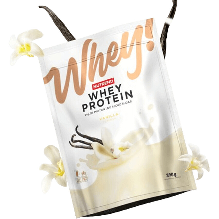 Nutrend Wei-eiwit, vanille 390 g