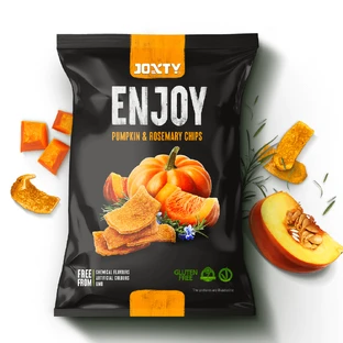 Chips with pumpkin and rosemary, 40 g, Enjoy