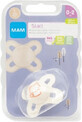 MAM Soother Start 0-2m, white/fox