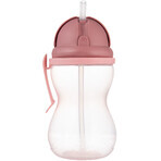 Canpol bebés Biberón deportivo con pajita, rosa 370 ml Canpol bebés Biberón deportivo con pajita, rosa 370 ml