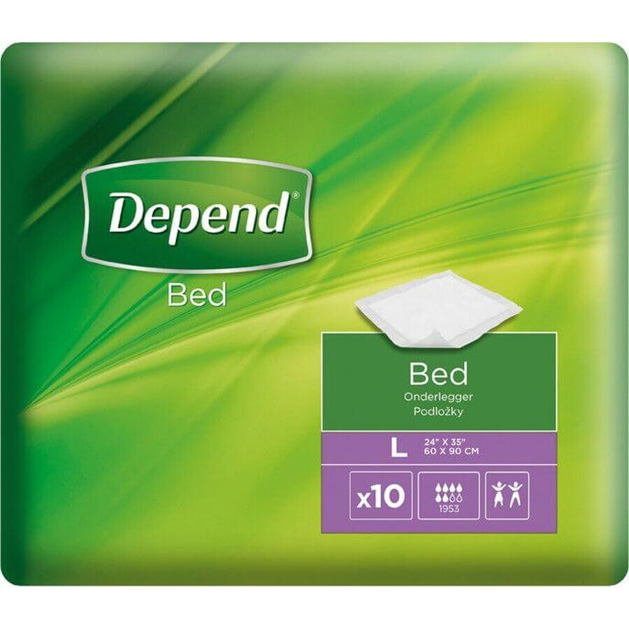Depend Pad large 60 x 90 cm absorbent pad 10 pcs