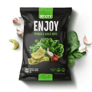 Chips aux épinards et à l'ail, 40 g, Enjoy