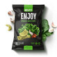 Chips with spinach and garlic, 40 g, Enjoy