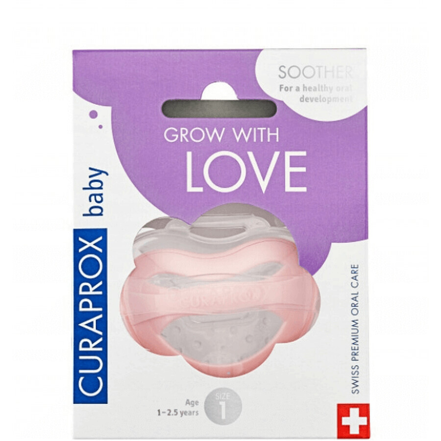 Curaprox Baby 1 - 2,5 years, size 1, pink