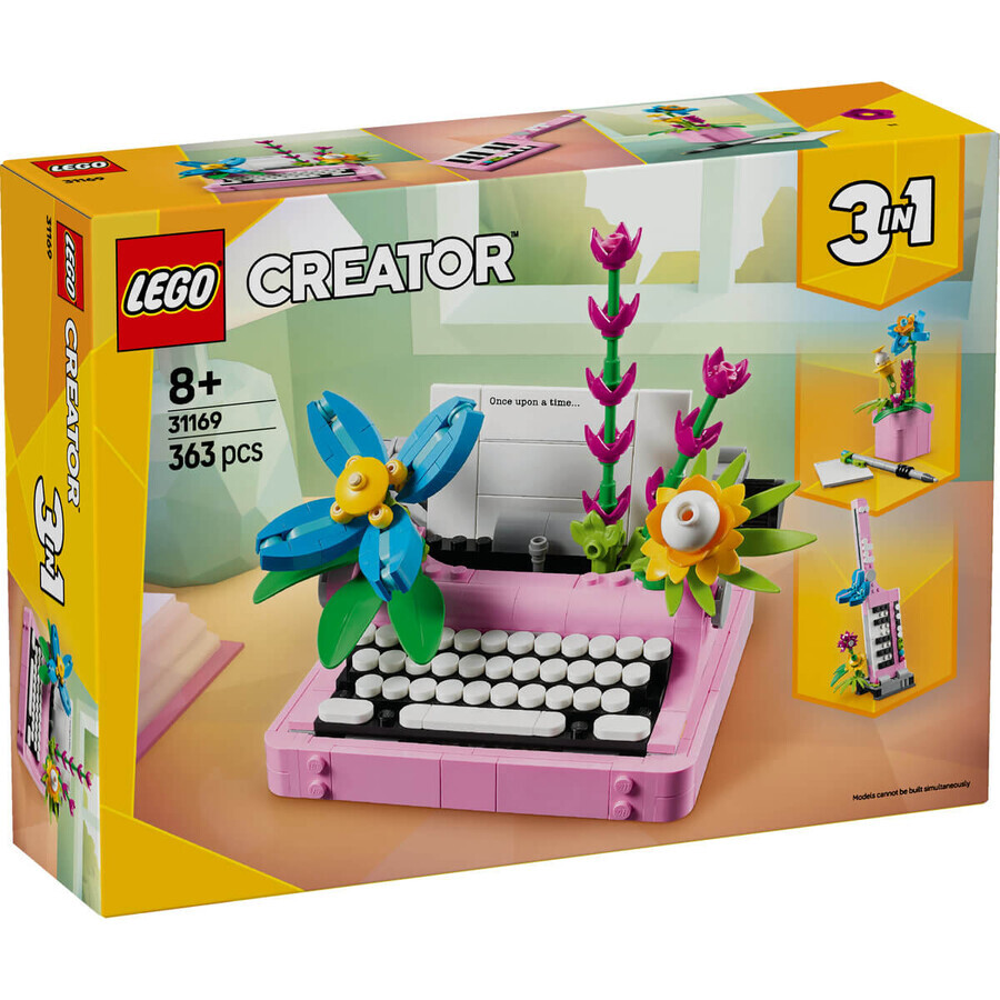 Blumen-Schreibmaschine, 31169, + 8 Jahre, Lego