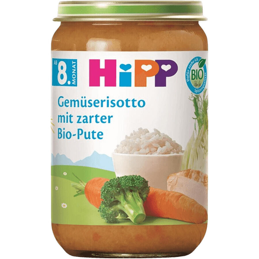 HiPP Organic Vegetable Risotto with turkey meat, from 8 months 220 g