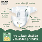 Moomin baby 1 Newborn 2-5 kg, maandelijks pak biologische luiers 75 stuks