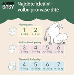 Moomin baby 1 Newborn 2-5 kg, maandelijks pak biologische luiers 75 stuks