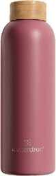 Waterdrop Stainless steel bottle, dark pink matt 600 ml