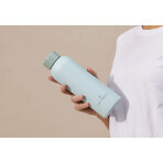 Waterdrop Roestvrijstalen fles, donkerroze mat 600 ml