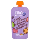 Organic mashed potatoes with sweet potatoes, pumpkin, apples and blueberries, + 4 months, 120 g, Ella's Kitchen