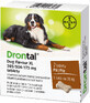 Drontal Dog Flavour XL 175 mg comprim&#233;s 2 pcs