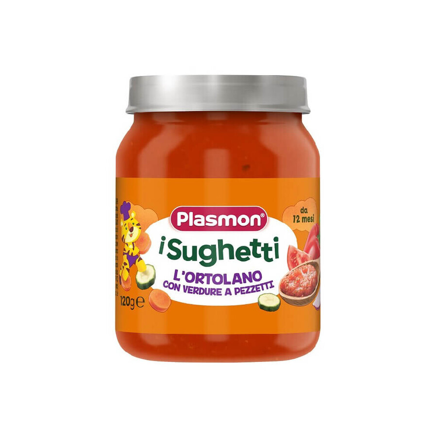 Nudelsauce mit Gemüse, +12 Monate, 120 g, Plasmon