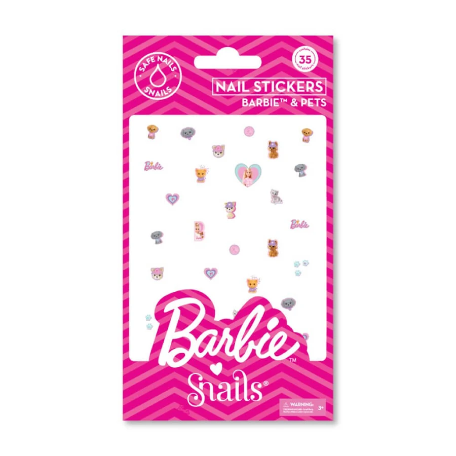 Nagelstickers Barbie Huisdieren, Slakken