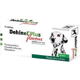 Dehinel Plus gearomatiseerde tabletten 2 tabletten